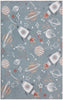 Nourison Astra Machine Washable ASW18 Blue Multicolor Area Rug main image