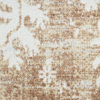 Nourison Astra Machine Washable ASW19 Copper Area Rug Corner Image