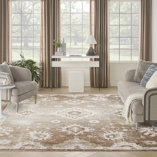 Nourison Astra Machine Washable ASW19 Copper Area Rug Swatch Image