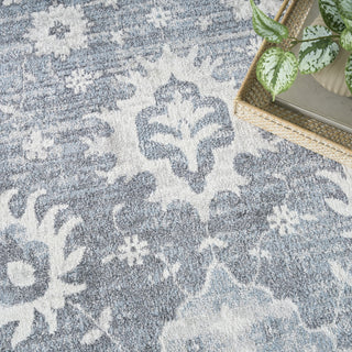 Nourison Astra Machine Washable ASW19 Denim Area Rug Texture Image