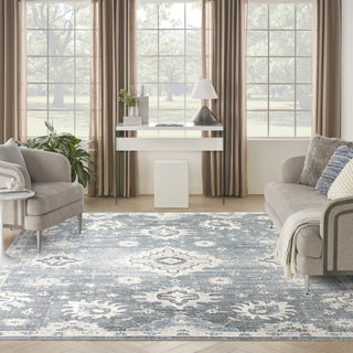 Nourison Astra Machine Washable ASW19 Denim Area Rug Swatch Image