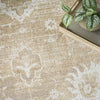 Nourison Astra Machine Washable ASW19 Ivory Gold Area Rug Texture Image