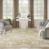 Nourison Astra Machine Washable ASW19 Ivory Gold Area Rug Swatch Image