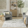 Nourison Astra Machine Washable ASW19 Ivory Area Rug Swatch Image