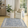Nourison Astra Machine Washable ASW20 Blue Area Rug Swatch Image