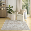 Nourison Astra Machine Washable ASW20 Grey Area Rug Swatch Image
