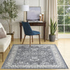 Nourison Astra Machine Washable ASW20 Slate Area Rug Swatch Image