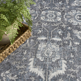 Nourison Astra Machine Washable ASW20 Slate Area Rug Texture Image