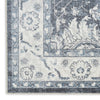 Nourison Astra Machine Washable ASW20 Slate Area Rug Corner Image