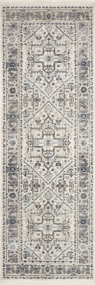 Loloi II Athena ATH-01 Ivory/Grey Area Rug Lifestyle Image Feature