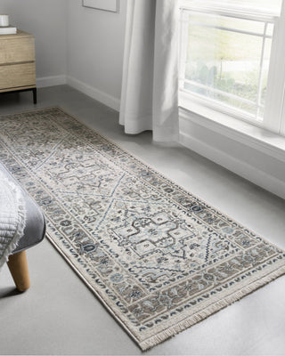 Loloi II Athena ATH-01 Ivory/Grey Area Rug Lifestyle Image Feature