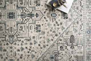 Loloi II Athena ATH-01 Ivory/Grey Area Rug Lifestyle Image Feature