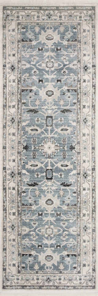 Loloi II Athena ATH-02 Sky/Ivory Area Rug Lifestyle Image Feature
