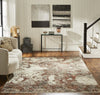 K2 AURORA AU-912 Zinc/Spice Area Rug Lifestyle Image Feature