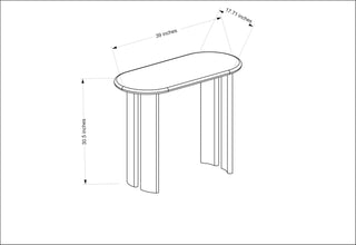 Surya Abacus AUC-001 Cream / Dark Brown Furniture Line Drawing
