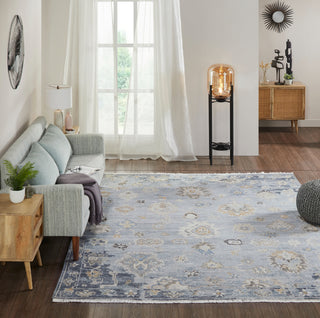 Ancient Boundaries Augustine AUG-1000 Blue Area Rug Lifestyle Image