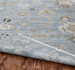 Ancient Boundaries Augustine AUG-1000 Blue Area Rug Closeup Image