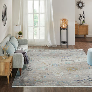 Ancient Boundaries Augustine AUG-1001 Grey Area Rug Lifestyle Image