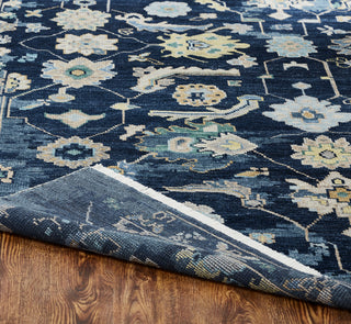 Ancient Boundaries Augustine AUG-1002 Blue Area Rug Closeup Image