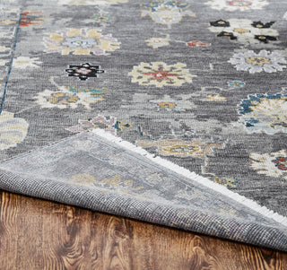 Ancient Boundaries Augustine AUG-1003 Grey Area Rug Closeup Image