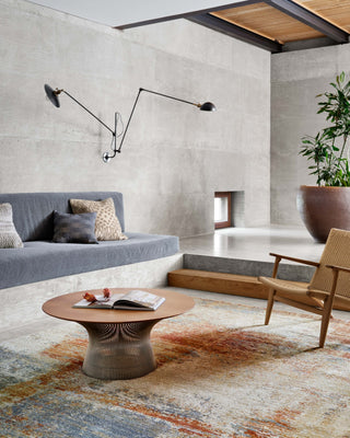 Loloi Augustus AGS-02 Terracotta Area Rug Lifestyle Image Feature