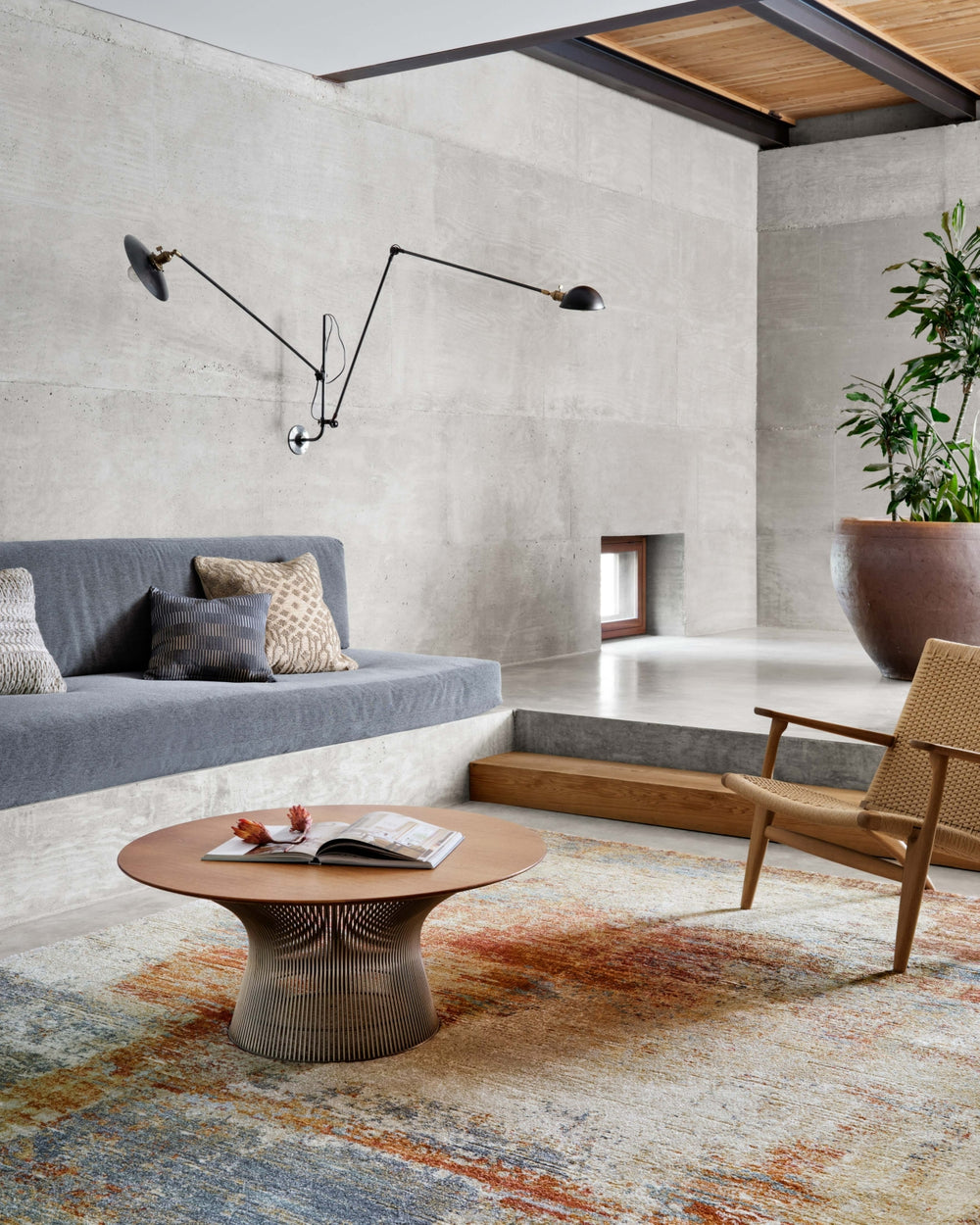 Loloi Augustus AGS-02 Terracotta Area Rug Lifestyle Image Feature