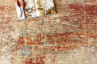Loloi Augustus AGS-02 Terracotta Area Rug Lifestyle Image Feature
