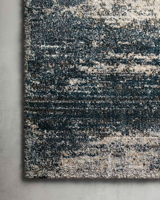 Loloi Augustus AGS-07 Navy/Stone Area Rug Corner Image