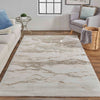 Feizy Aura 3727F Beige/Gold Area Rug