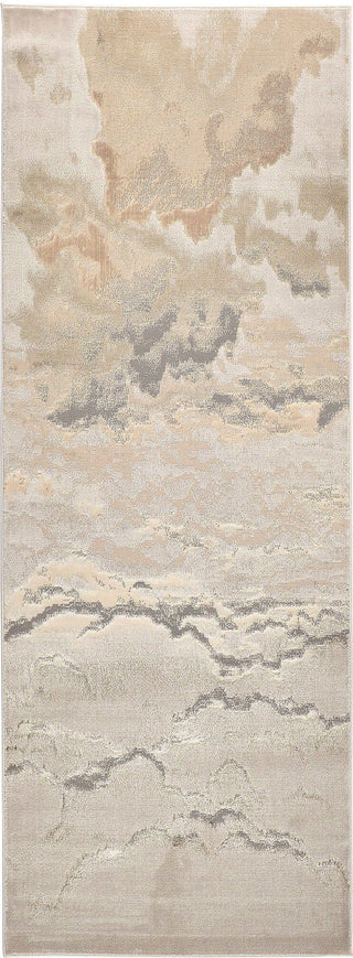 Feizy Aura 3727F Beige/Gold Area Rug