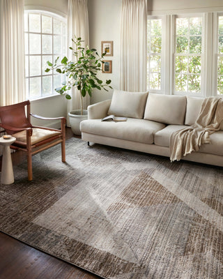 Loloi Austen AUS-04 Stone/Bark Area Rug Lifestyle Image Feature