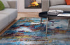 Couristan Gypsy Aquarelle Bone/Multi Area Rug Lifestyle Image Feature