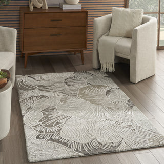 Nourison Avra AVR01 Grey Area Rug Room Image Feature