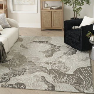 Nourison Avra AVR01 Grey Area Rug Corner Image