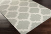 Surya York AWHD-1033 Medium Gray Area Rug by Flat Woven