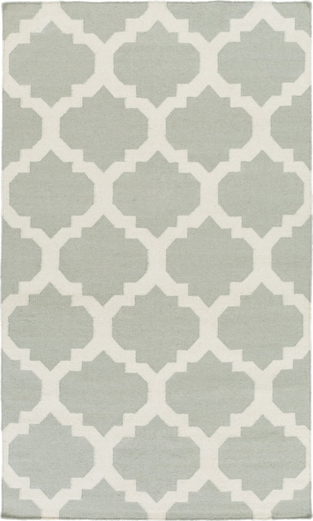 Surya York AWHD-1033 Medium Gray Area Rug by Flat Woven