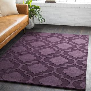 Surya Central Park AWHP-4013 Plum/Dark Purple Area Rug Room Scene Feature