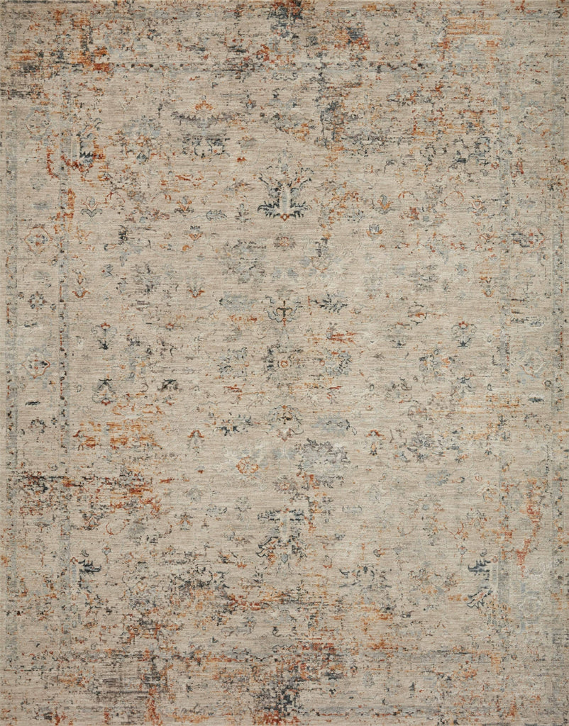 Loloi Axel AXE-02 Silver/Spice Area Rug main image