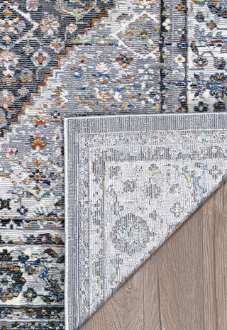 Couristan Gypsy Persian Medallionc Grey/Ivory Area Rug Main