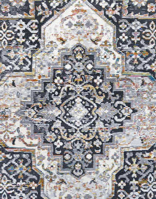 Couristan Gypsy Persian Medallionc Grey/Ivory Area Rug Pile Image