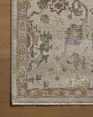 Loloi Aylin AYL-02 Fog / Plum Area Rug Corner Image