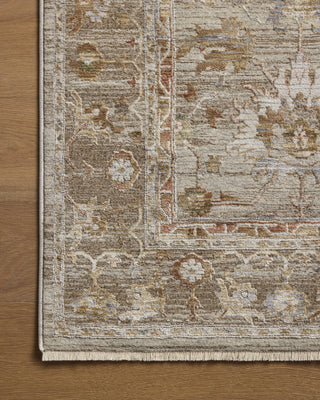 Loloi Aylin AYL-04 Pebble / Sunrise Area Rug Corner Image