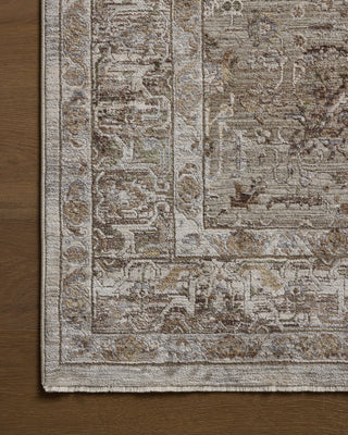 Loloi Aylin AYL-05 Pebble / Multi Area Rug Corner Image