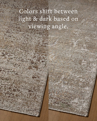 Loloi Aylin AYL-06 Granite / Bronze Area Rug Angle Image