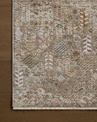Loloi Aylin AYL-09 Mushroom / Multi Area Rug Corner Image