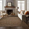 Dalyn Abruzzo AZ1 Chocolate Area Rug Lifestyle Image Feature