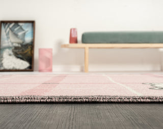 Kalaty A To Z AZ1120 Pink Area Rug Lifestyle Image Feature