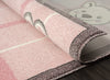 Kalaty A To Z AZ1120 Pink Area Rug Closeup Image