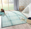 Kalaty A To Z AZ1121 Blue Area Rug Lifestyle Image Feature