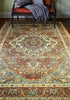 Bashian Buckingham B125-T014A Rust Area Rug